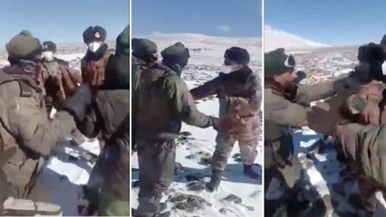 Indo-China faceoff: Undated video of clasing troops surfaces