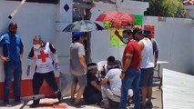 Aparatoso choque deja dos lesionados al sur de Culiacán