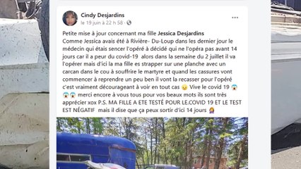 Victime d'un grave accident, elle ne peut se faire opérer