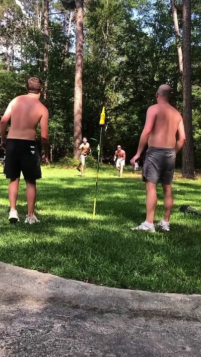 Will he Catch the Frisbee?