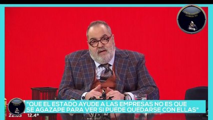 Jorge Lanata- "Una cosa depende de dios y la otra del Gobierno"