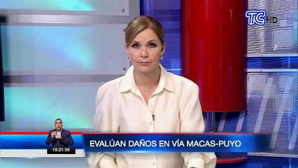 Ministerio de Transporte evalúa los daños en la Vía Macas-Puyo