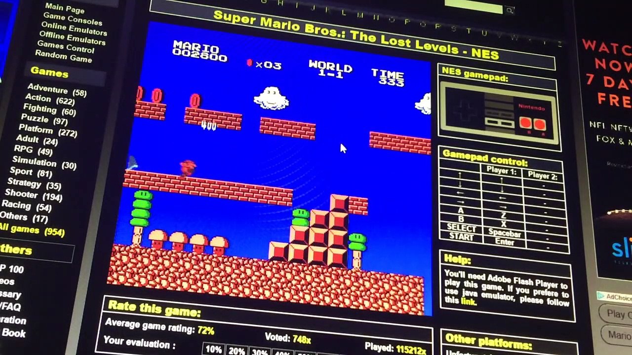 Mario 35th Anniversary Part 5: Super Mario Brothers: The Lost Levels