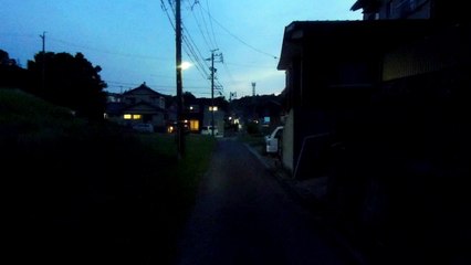 After Sunset Walk in Japan