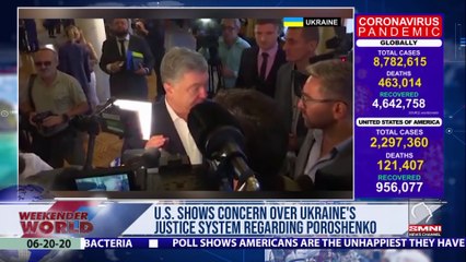 U.S. shows concern over Ukraine’s justice system regarding Poroshenko