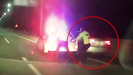 문 열린 차 훔친 40대, 순찰차 들이받고 6Km 추격전 / YTN