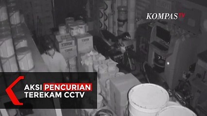 Terekam CCTV, Aksi Pencurian Oleh Seorang Tukang Bakso