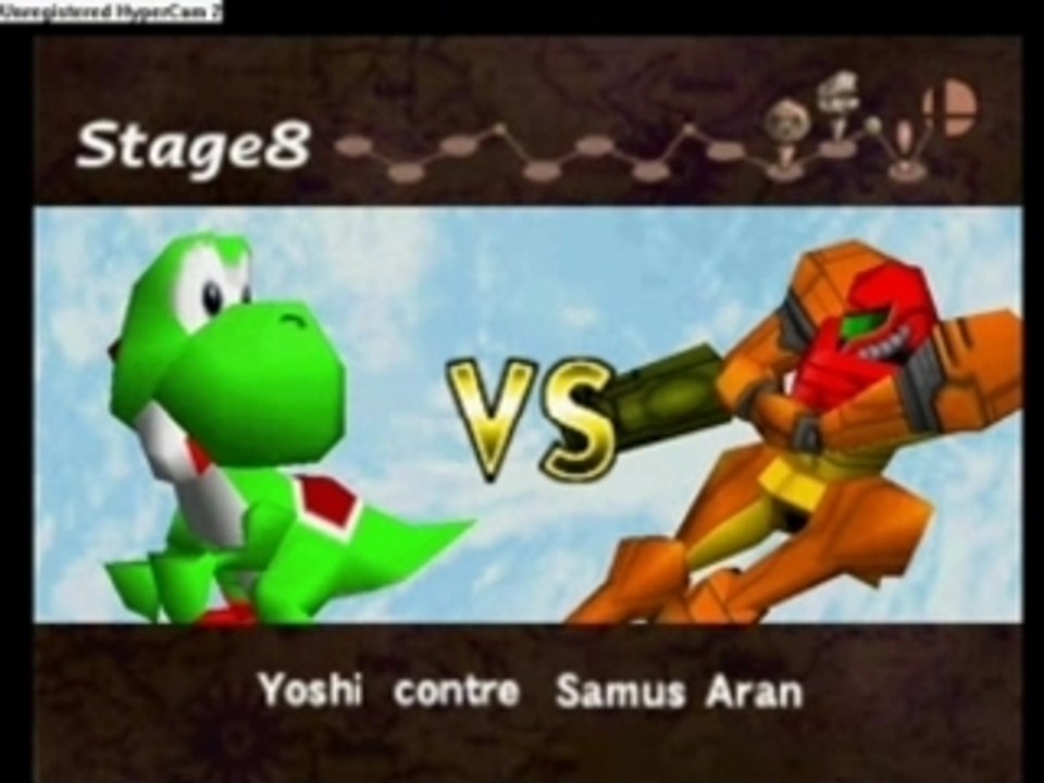 Super Smash Bros mode Clasic