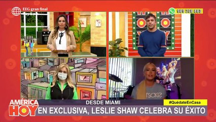 Gisela Valcárcel celebra los logros de Leslie Shaw y le recordó lo que "predijo"