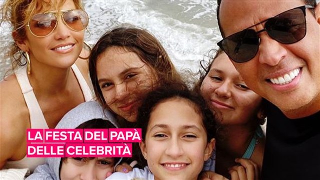 Ecco come alcuni personaggi famosi hanno celebrato la festa del papà