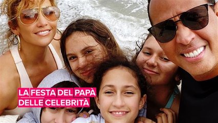 Ecco come alcuni personaggi famosi hanno celebrato la festa del papà