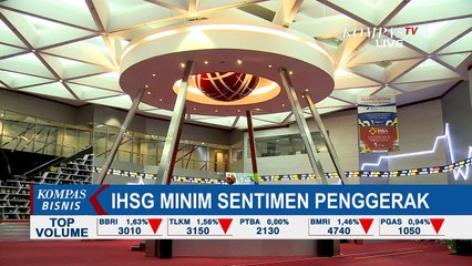 Indeks Harga Saham Gabungan Minim Sentimen Penggerak