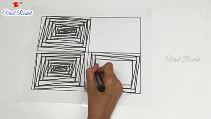 Spiral Drawing / Breathtaking 3D Pattern / Satisfying Line Illusion / Art Therapy / #6 / Viral Rocket