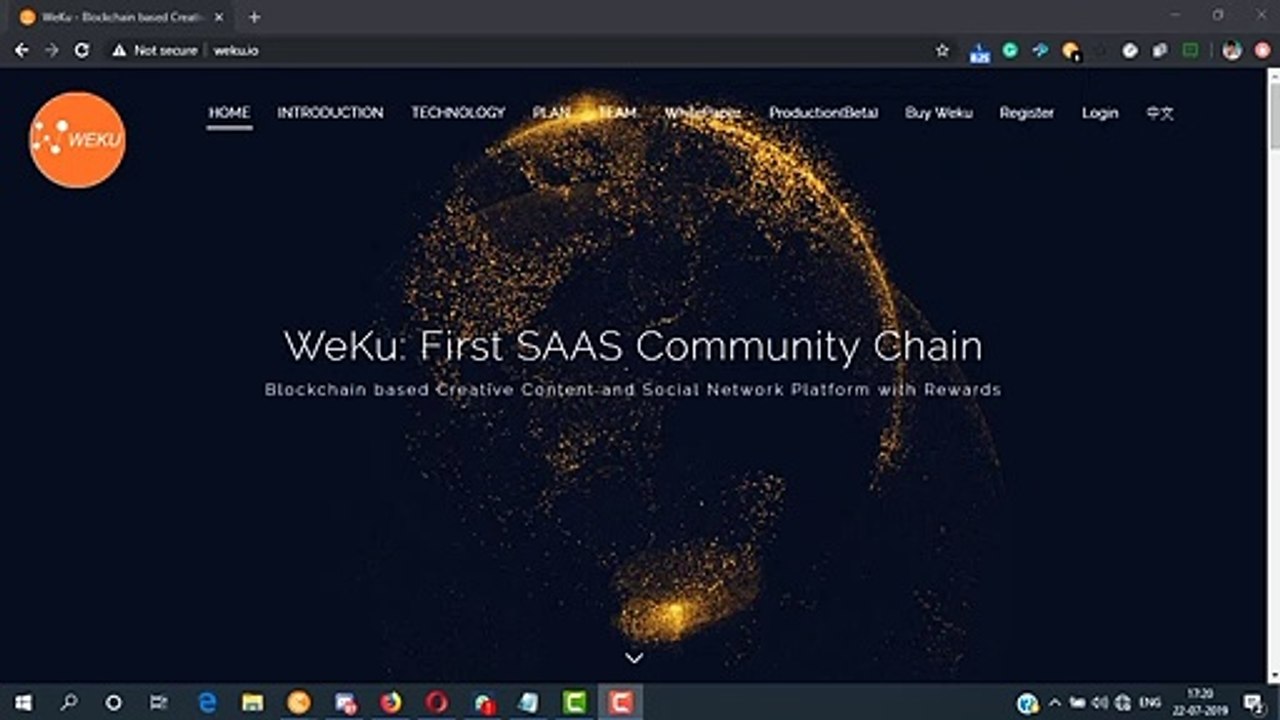 WeKu the great blogging platform. come to earn with us