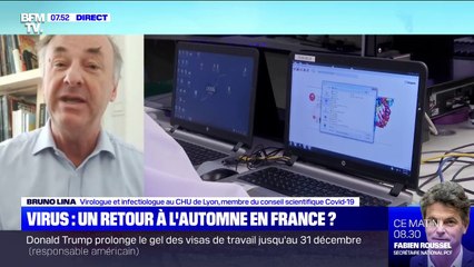 Bruno Lina (membre du conseil scientifique Covid-19): "Il est très probable qu'il va y avoir une deuxième vague"