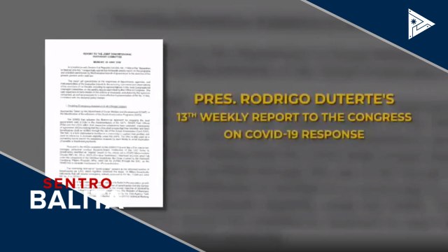 Sitwasyon ng bansa matapos alisin sa ECQ ang NCR at ilang lugar, iniulat ni Pres. #Duterte sa Kongreso