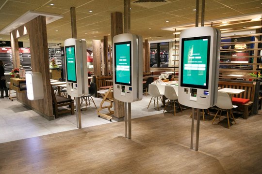 Faites très attention quand vous utilisez les bornes chez McDonald's