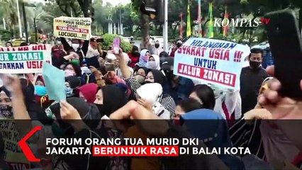 PPDB Online Tuai Protes, Emak-emak Demo di Balai Kota