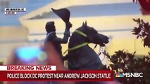 Des manifestants à Washington ont tenté de mettre à terre une statue, située devant la Maison Blanche, de l’ancien président Andrew Jackson, qui soutenait l’esclavage - VIDEO