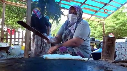 Ormanların içinde pişirilen gözlemenin şöhreti il sınırlarını aştı
