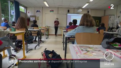 Coronavirus : bientôt un protocole sanitaire allégé dans les entreprises