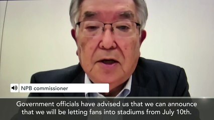 J.League and NPB to gradually welcome fans back starting 10th July