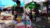 Warga Abaikan Protokol Kesehatan Di Pasar Sanggeng