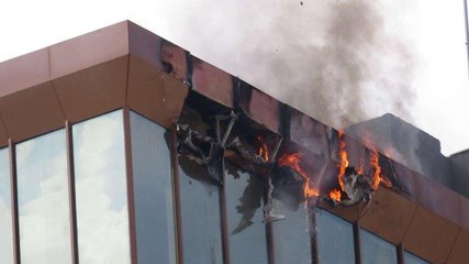 Kadıköy’deki 10 katlı iş merkezinde yangın!