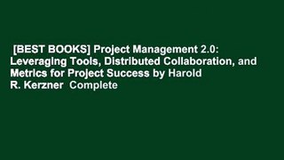 [BEST BOOKS] Project Management 2.0: Leveraging Tools, Distributed