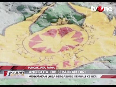 Anggota KKB Serahkan Diri dan Kembali Bergabung ke NKRI