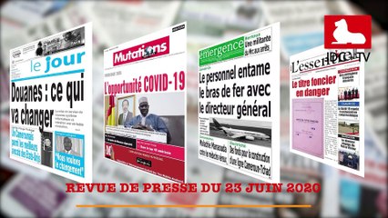 REVUE DE PRESSE CAMEROUNAISE DU 23 JUIN 2020