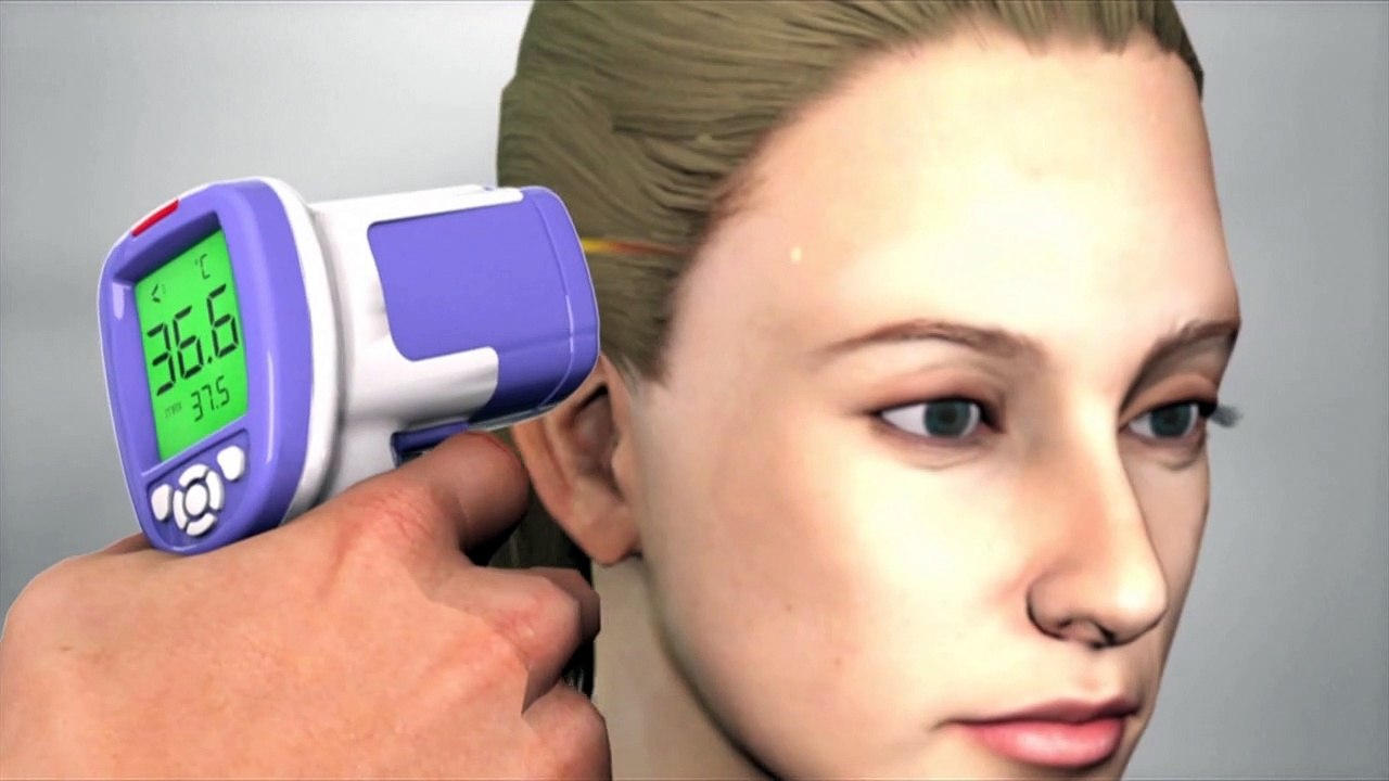 Videografik: pyrometer - fiebermessen per infrarotstrahlung