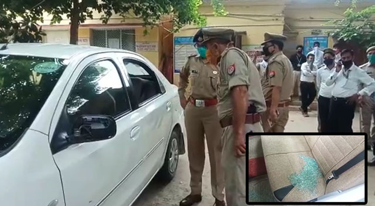 औरैया में अपर जिला जज की गाड़ी पर पथराव, हमलावरों की तलाश में पुलिस ने नाकाबंदी कर सीमा की सील