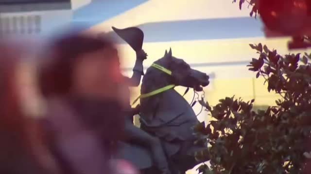 Atacan estatuas del expresidente Jackson en Washington y Florida