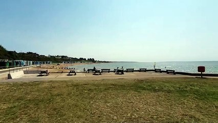 Police at the cockle picking operation