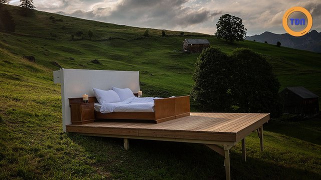 Des hôtels sans murs dans les Alpes suisses