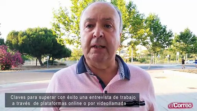 Julio García Gómez, explica cómo superar con éxito una entrevista de trabajo a través de plataformas online o por videollamada