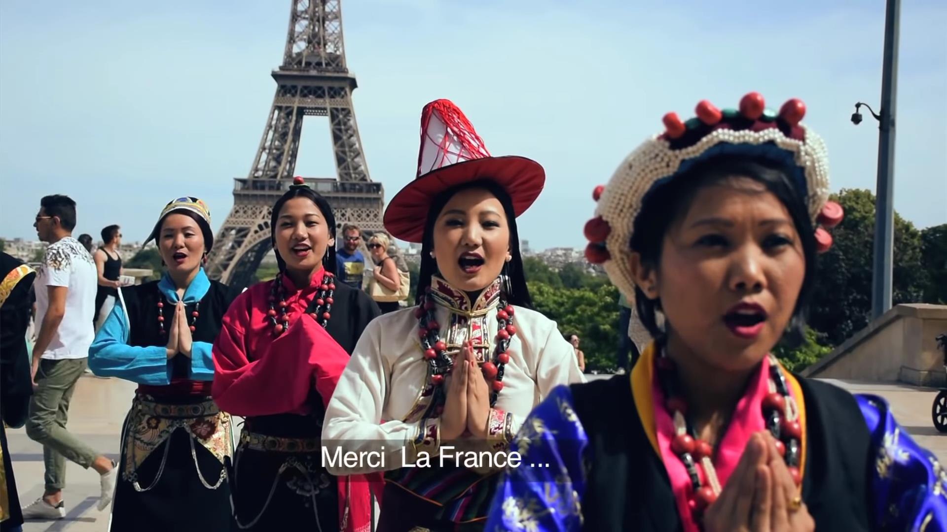 ⁣Tibet. Merci La France(Thank You France), Tibetan Songs & Dance, Protest, Tibet Panel Discussion