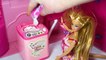 Barbie Doll washing machine- Barbie morning routine- Barbie dresses morning