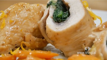 Receta në 2 minuta - Role pule me spinaq
