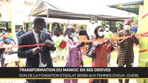 Bénin: dons de la Fondation Etisalat aux femmes transformatrices de manioc d’Adja-Ouèrè