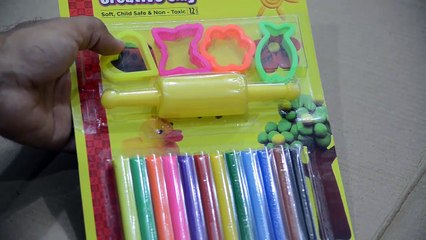 Camlin Kokuyo Creative Clay 200g with 4 Moulds  12 Shades