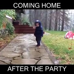 Home coming after Party kid comedy
