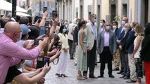 Los Reyes inician en Canarias su gira por las autonomías tras la pandemia