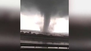 Une tornade impressionante - Istanbul