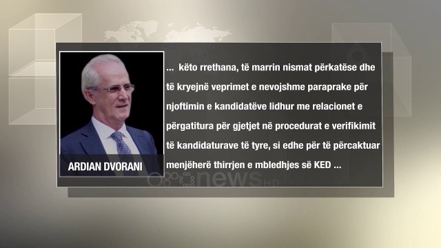 Ardian Dvorani tërhiqet , letër Vitore Tushës: Vijo me garën për kandidaturat e Kushtetueses