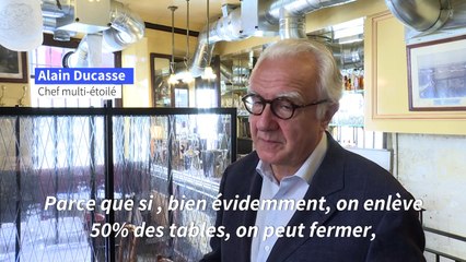 Dans un bistrot d'Alain Ducasse, l'air filtré pour préserver la convivialité