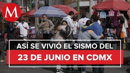 Así se vivió el sismo de hoy en CdMx