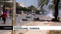 À Tataouine, dans le sud de la Tunisie, la colère des manifestants