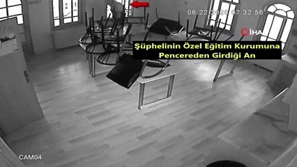 Özel Eğitim Kurumu'ndan hırsızlık anları kamerada